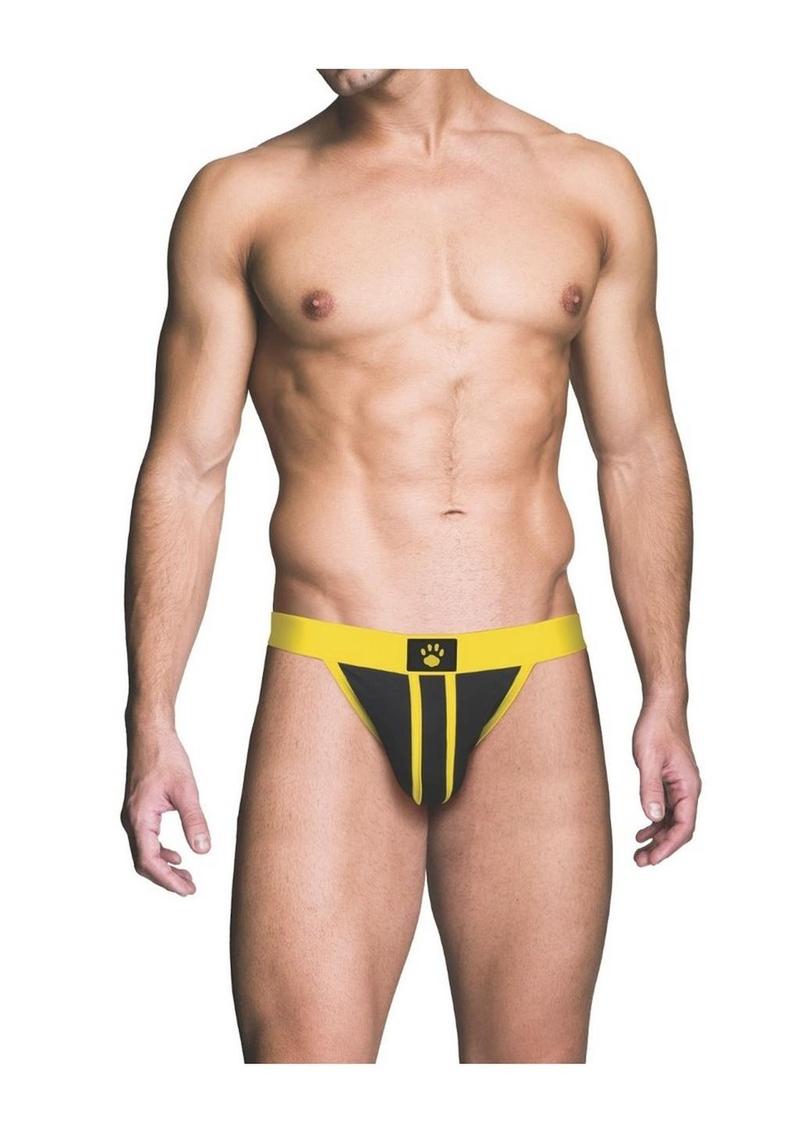 Prowler RED Ass-Less Jock - Medium - Yellow/Black