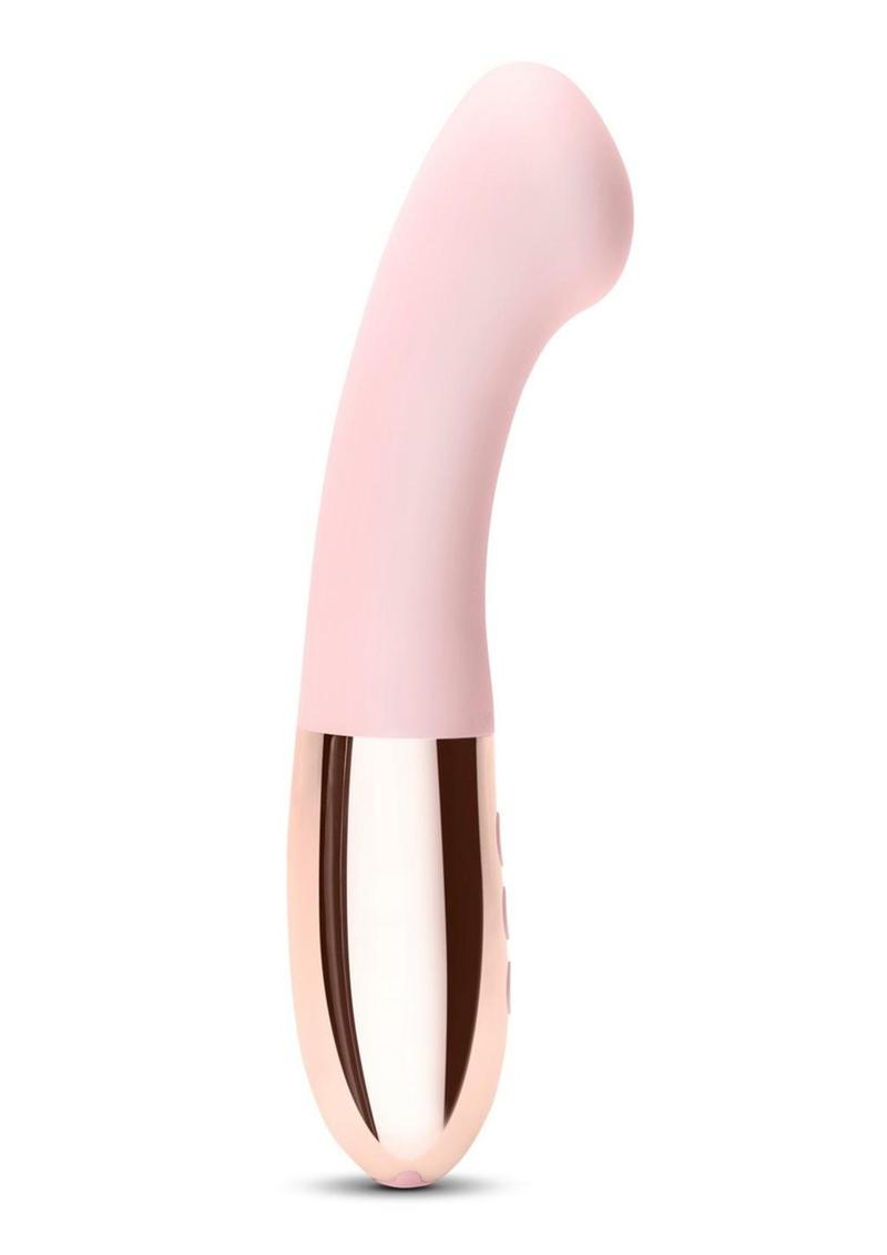 Le Wand Gee Rechargeable Silicone G-Spot Vibrator- Rose Gold