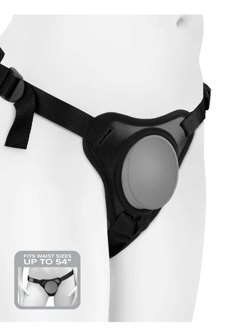 Body Dock Elite Mini Strap-On - Black/Gray