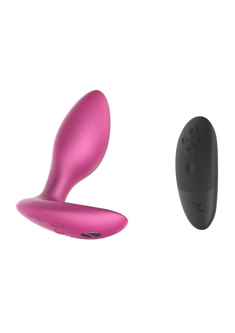 We-Vibe Ditto+ App Compatible Vibrating Rechargeable Silicone Butt Plug with Remote Control - Cosmic Pink