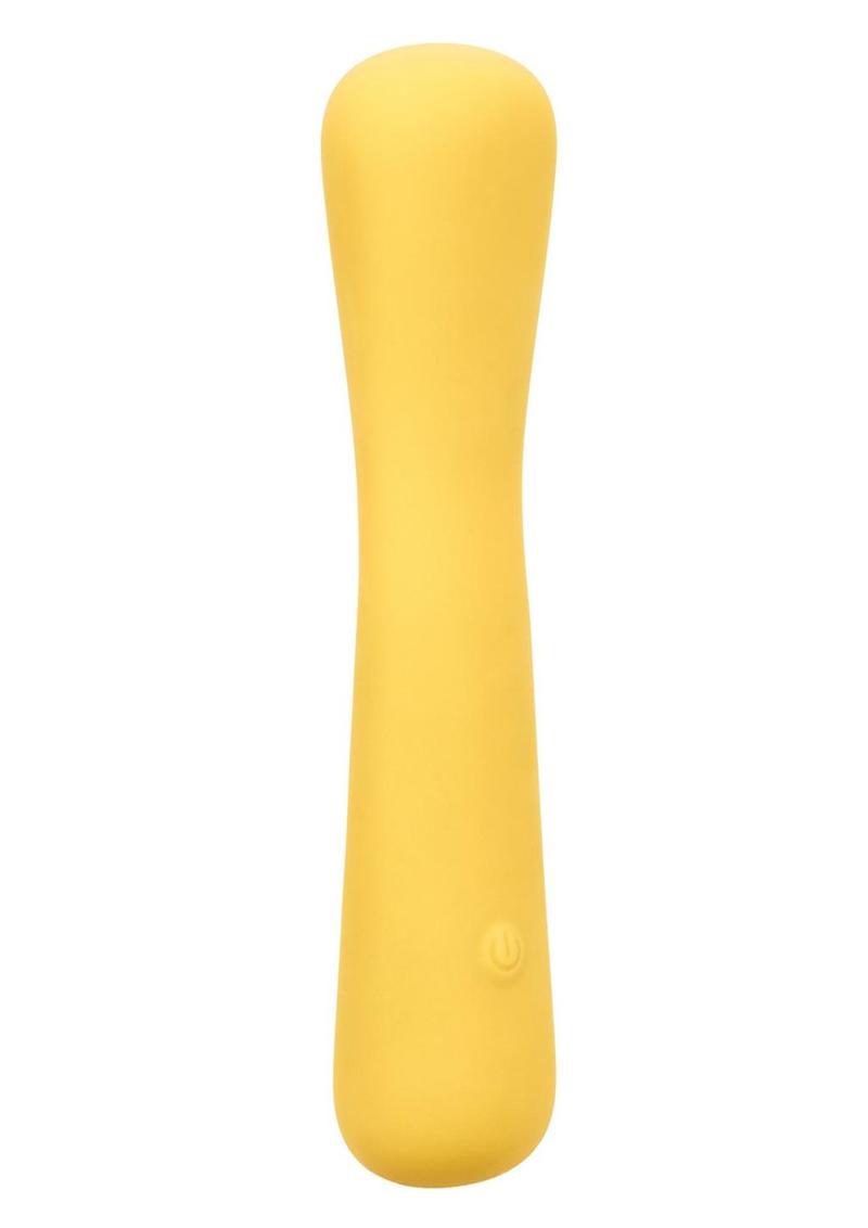 Boundless Mini FlexWand Bendable Rechargeable Silicone Massager - Yellow