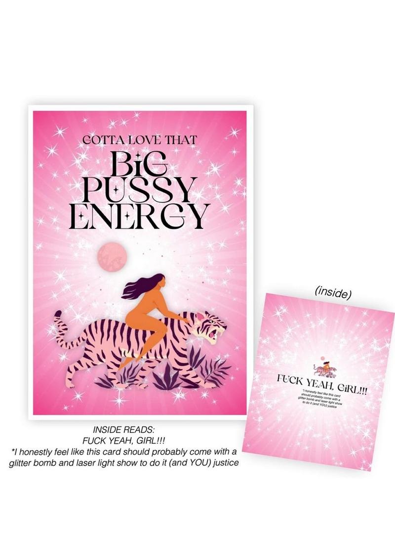 Warm Human Big Pussy Energy Greeting Card