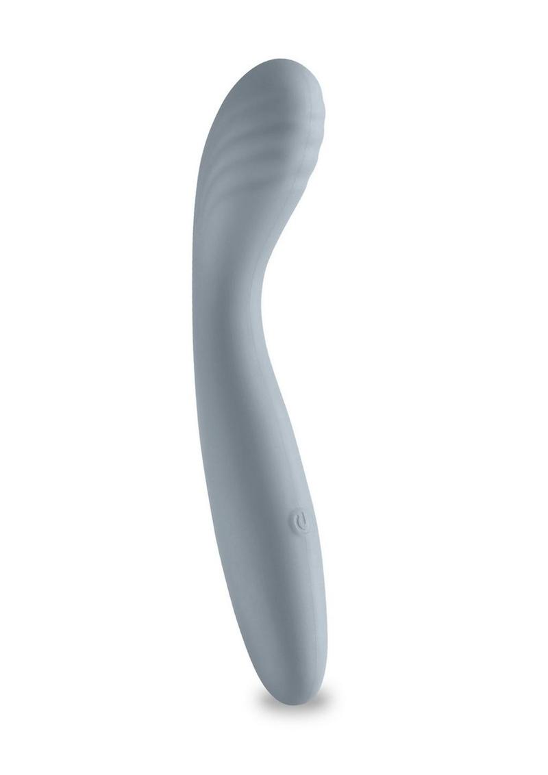 Desire Sonata Rechargeable Silicone G-Spot Vibrator - Gray