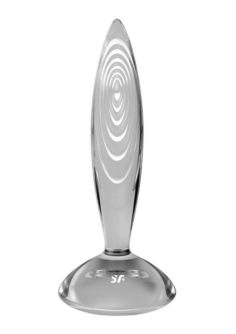 Satisfyer Sparkling Crystal Glass Dildo - Clear