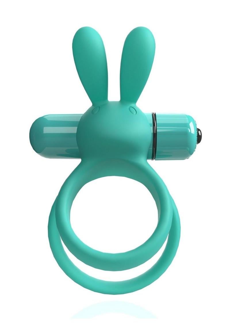 4T Ohare XL Silicone Rabbit Vibrating Cock Ring - Kiwi