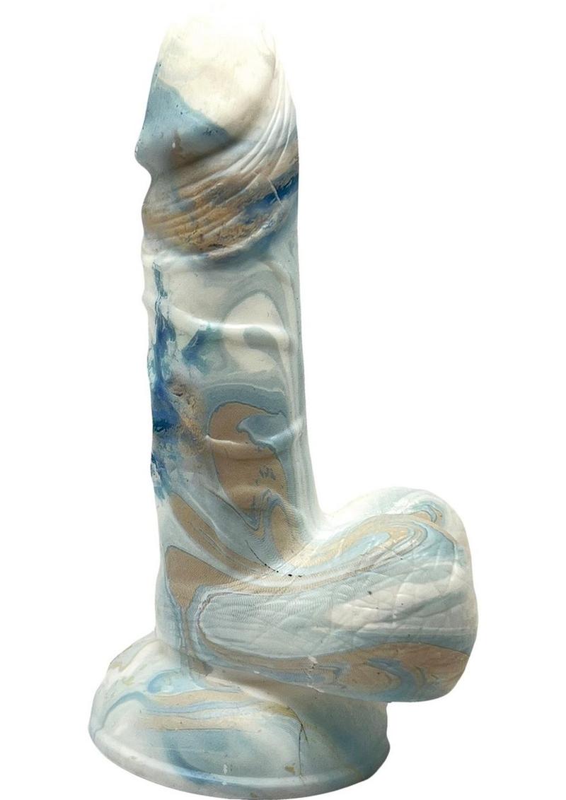 Rock Cocks Atlas Silicone Dildo 5.5in - Multicolor