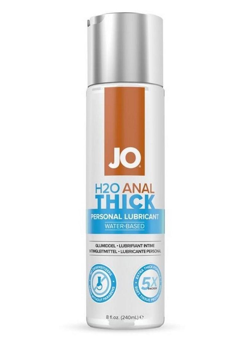 JO H2O Anal Thick Water Based Lubricant 8oz.