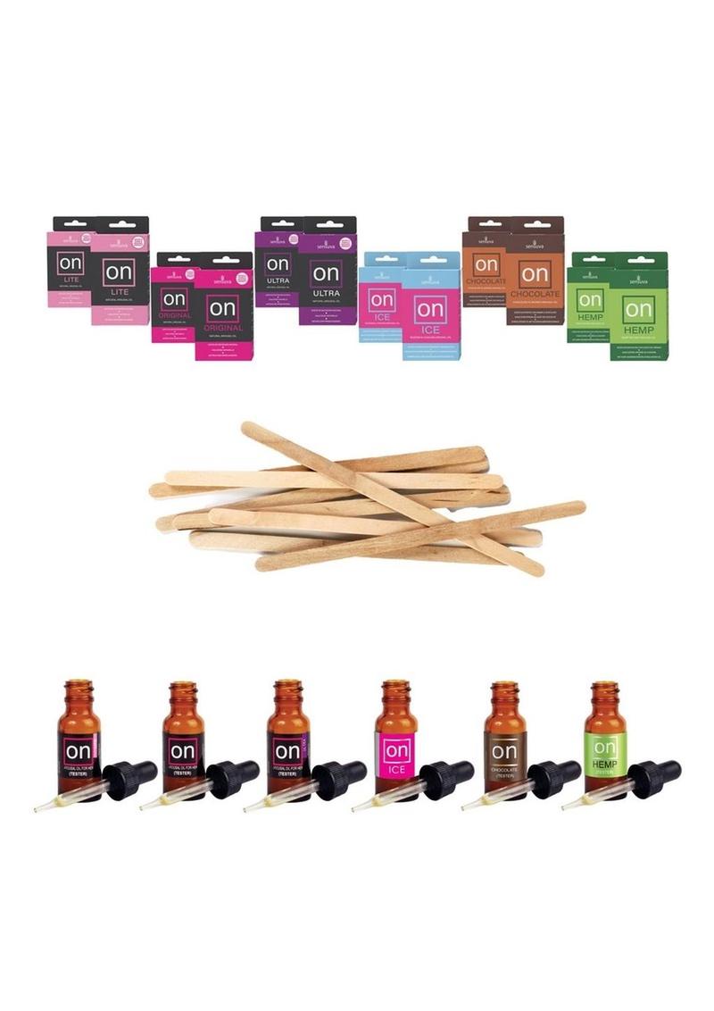 On Arousal Oil  - Assorted 12 Piece + Tester/Sticks Refill Kit