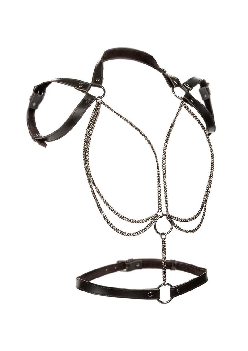 Euphoria Collection Multi Chain Halter - Black