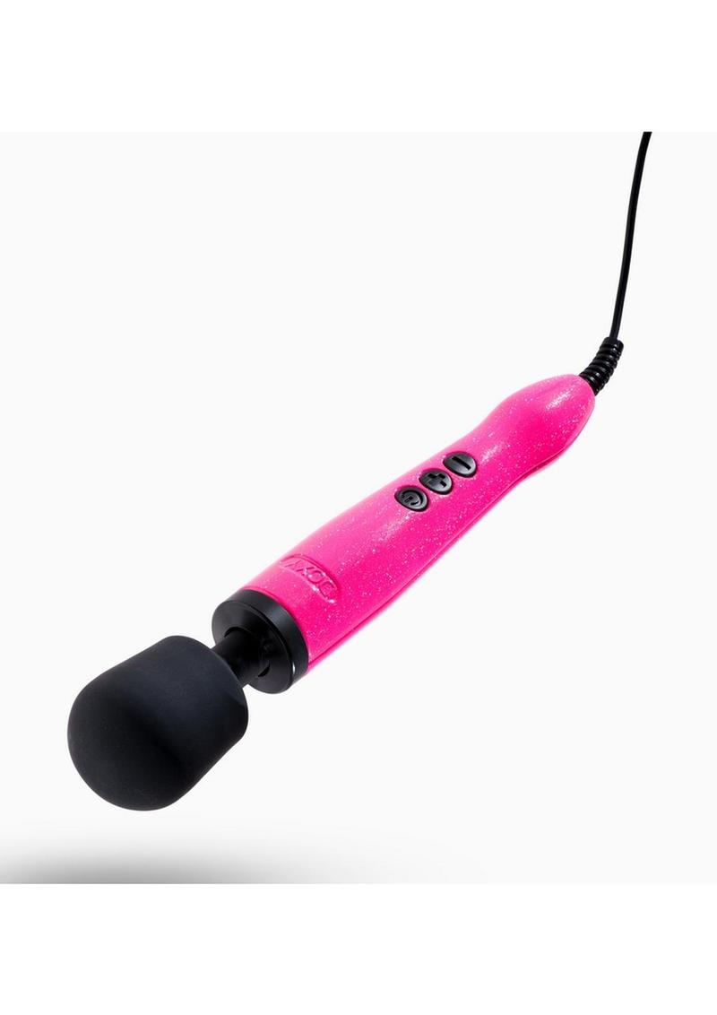 Doxy Die Cast Wand Metal Plug-In Vibrating Body Massager - Hot Pink