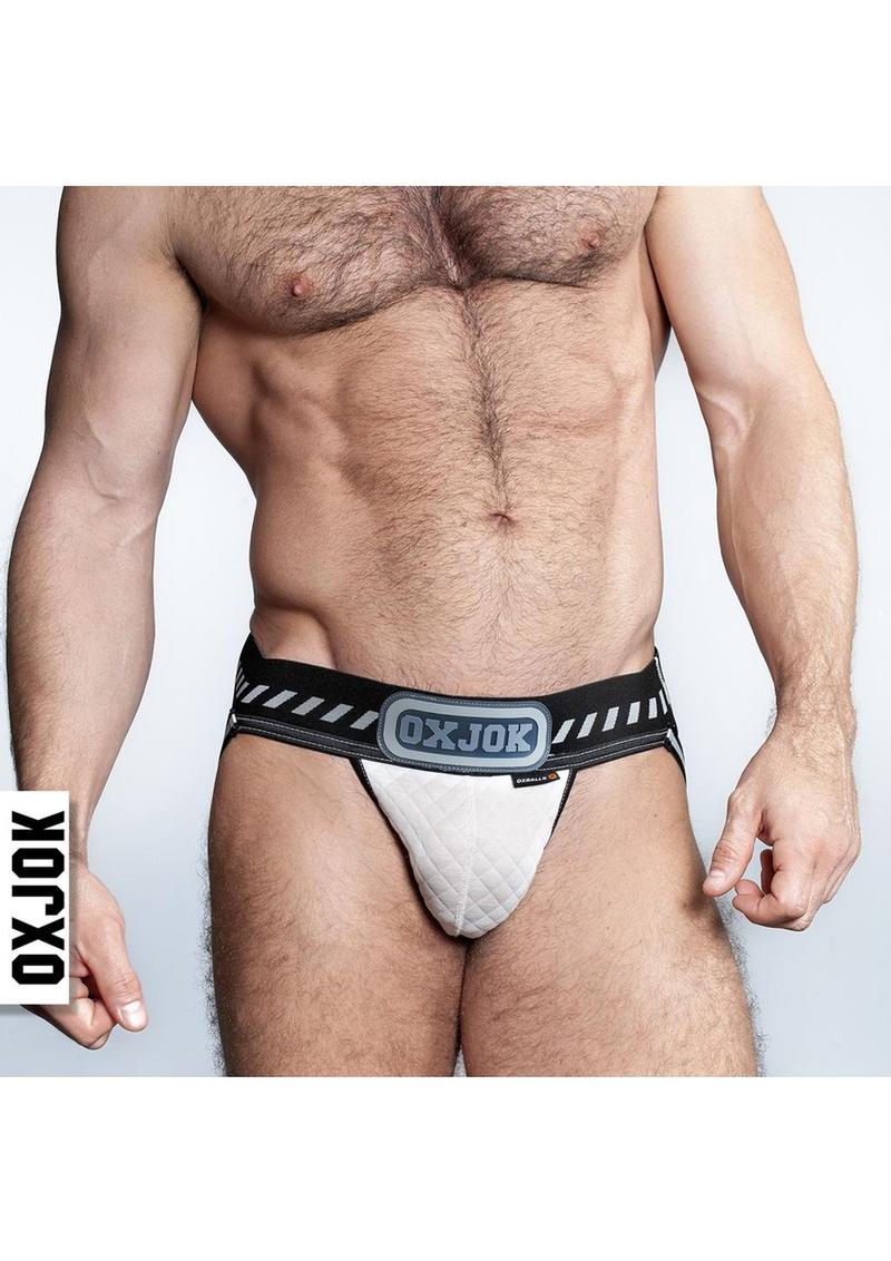 Packer Cargo Quilt Slider-Strap Jock - White Snow - Medium