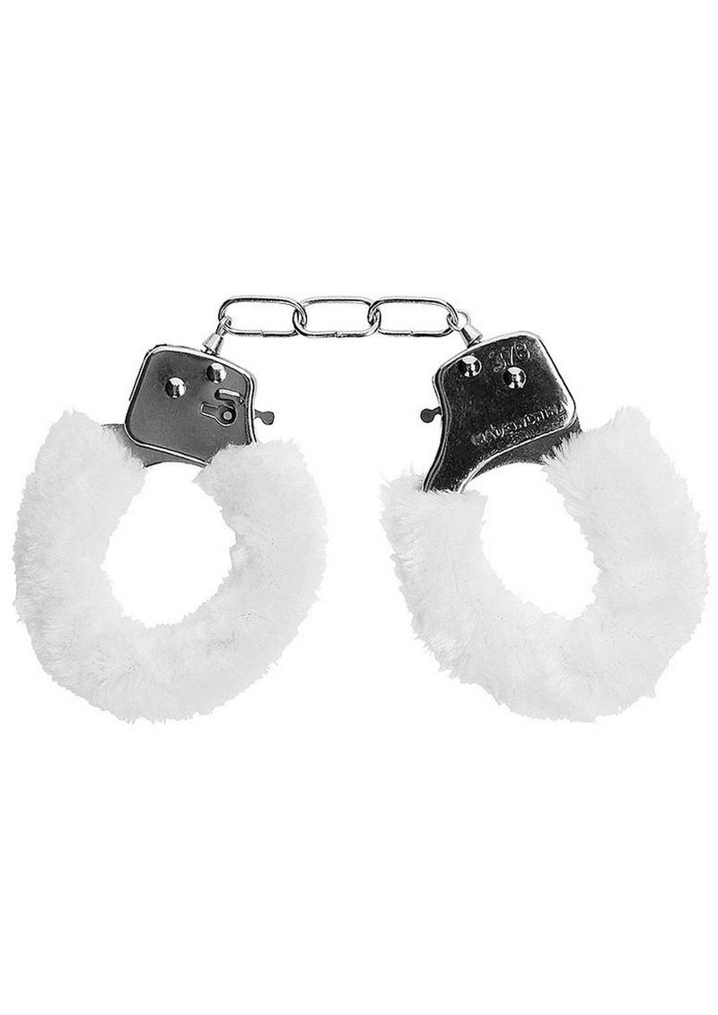 Ouch! Pleasure Handcuffs Furry - White