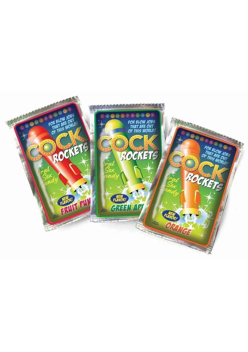 Cock Rockets Oral Sex Candy (36 per Display) - Fruit Punch