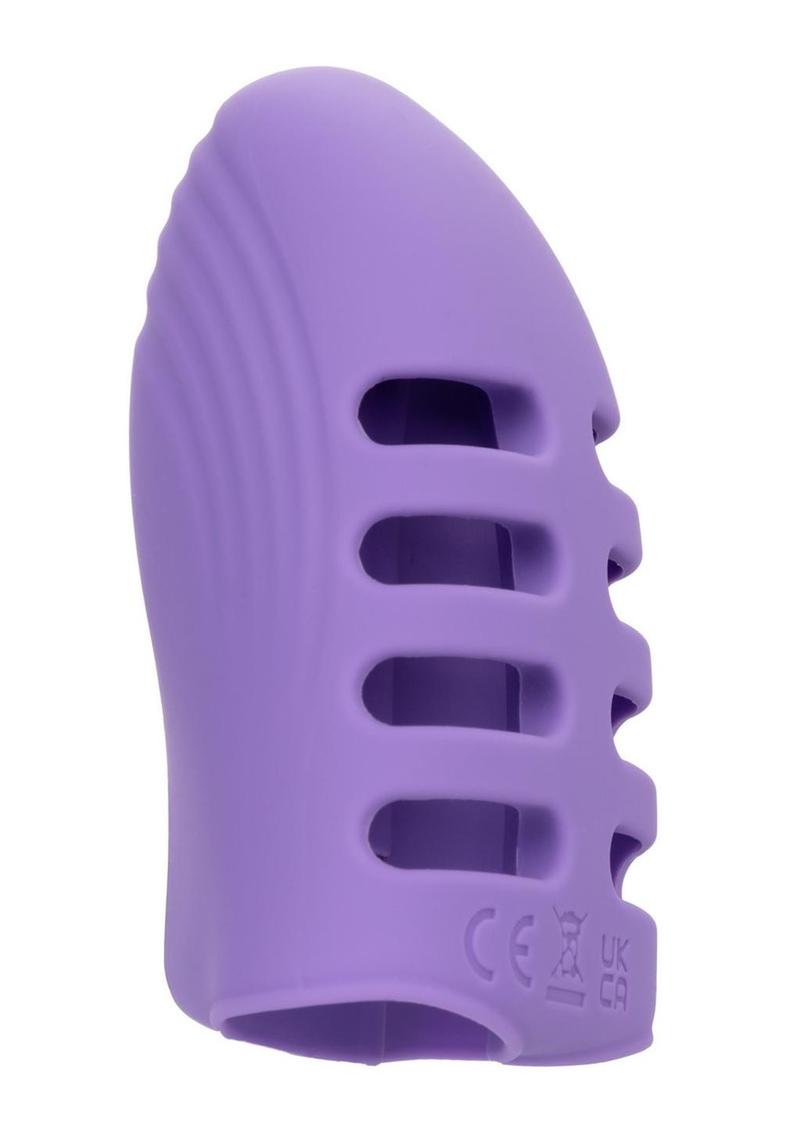 Dr. Laura Berman Rechargeable Silicone Finger Vibrator - Purple