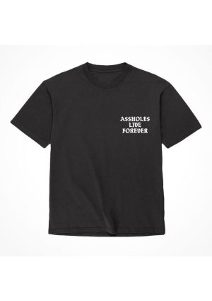 Assholes Live Forever Assholes Live Forever T-Shirt - Small - Black (Bulk)